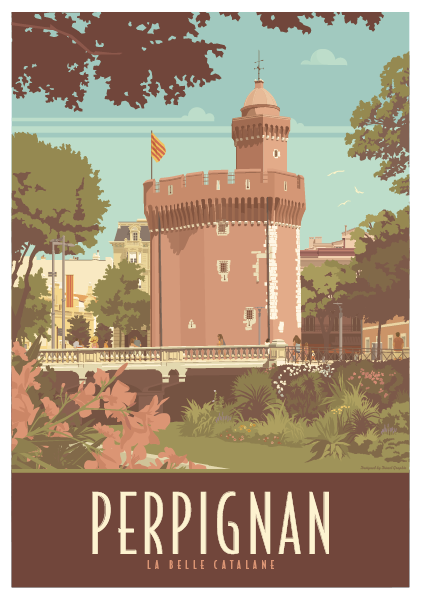 Affiche GRENOBLE - Marcel Travel Posters Taille 30 x 40 cm