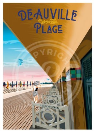 Affiche Printymania "Deauville" 30 x 40