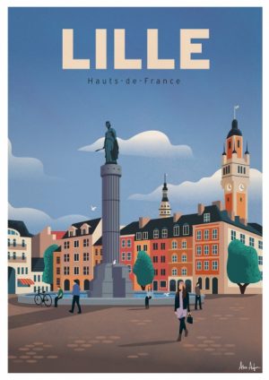 Alex Asfour "Lille" - 29.7x42