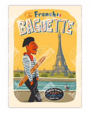 Marcel "The french baguette" - 30x40